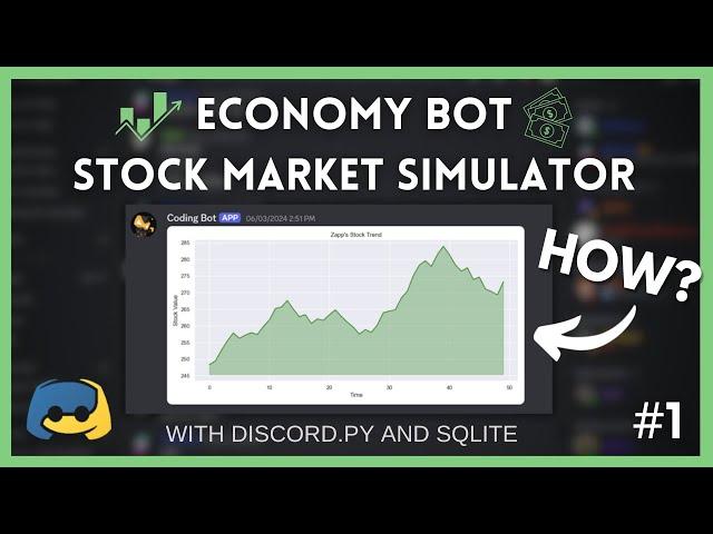 How to create an Economy Discord Bot with a Stock Market using discord.py and sqlite | #1 [2024]