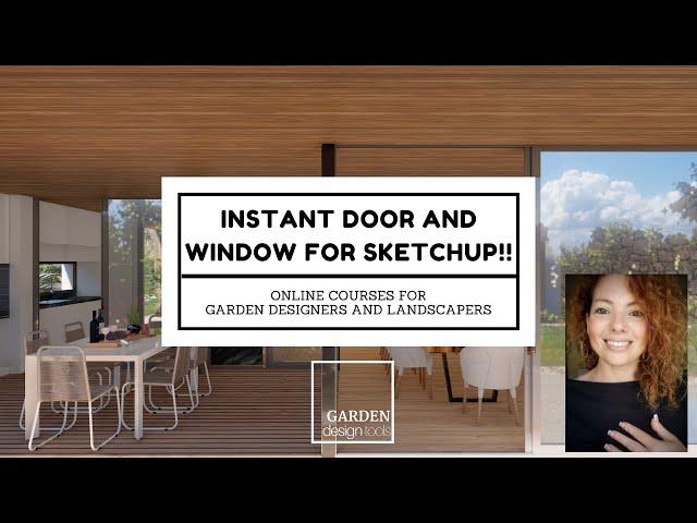 Instant Door and Window plugin for SketchUp!!