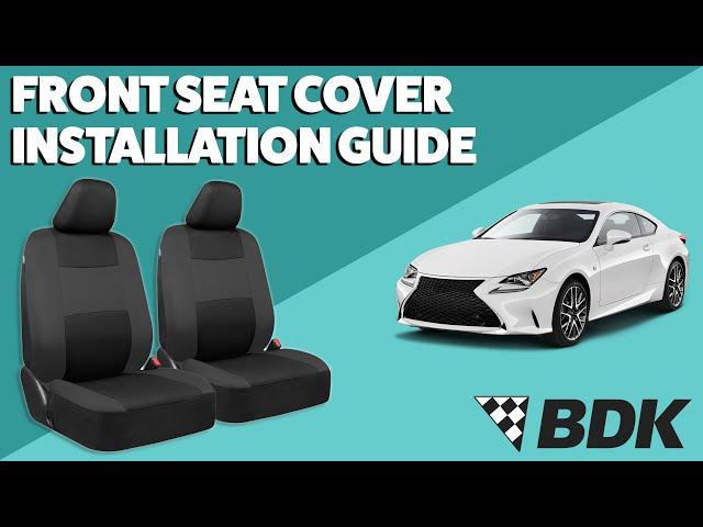 Universal Car Front Seat Cover Installation Guide Video - 2021 Edition