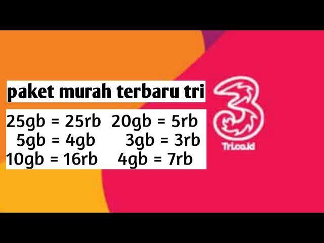 paket tri murah kode dial tri murah 2021 || paket murah 3