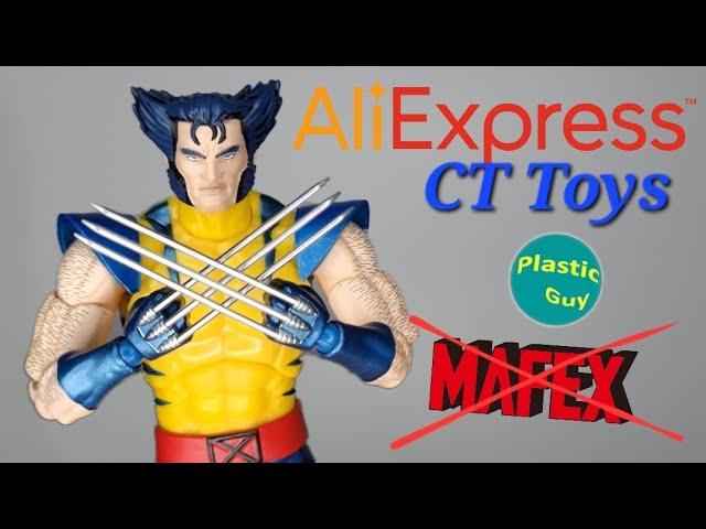 New CT Toys Tiger Stripe WOLVERINE Mafex No 96 AliExpress Bootleg Action Figure Review