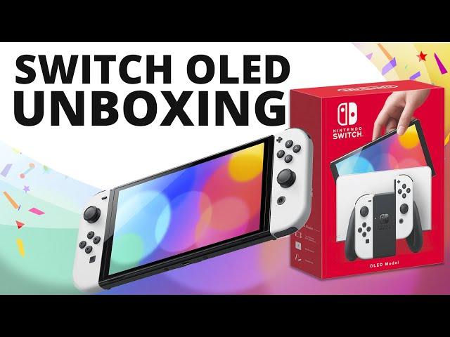 Orzly | NEW Nintendo Switch OLED Day One Unboxing Review, Guide & Accessories