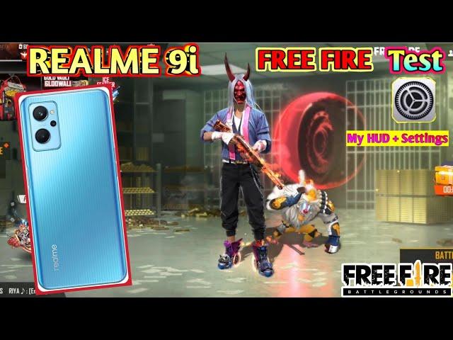 Realme 9i Free Fire Gameplay + Heating + Battery Drain Test | Realme 9i Gaming Test.. free fire..