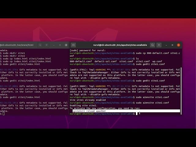 How to Host Multiple Websites in Ubuntu