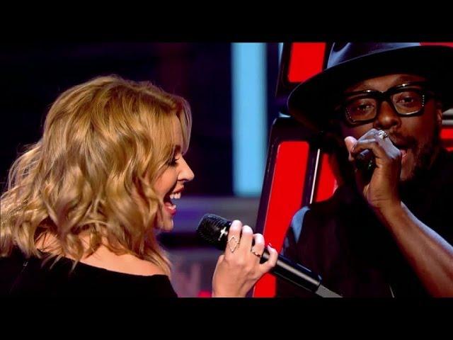 The coaches rock out to 'I Predict A Riot' and Kylie performs a classic | The Voice UK- BBC