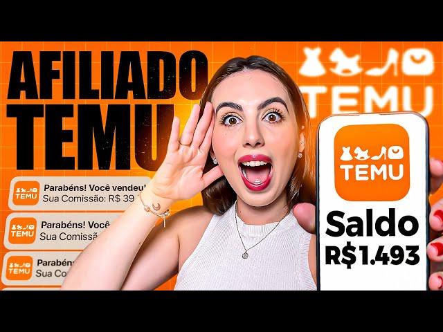 AFILIADO TEMU: Plataforma NOVA Para Afiliados! Como Fazer o Cadastro e Pegar Links De Afiliado Temu