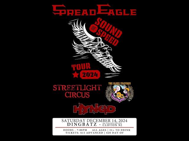 LIVE FOH - Spread Eagle, Streelight Circus, The Blues Vultures, Hyngd