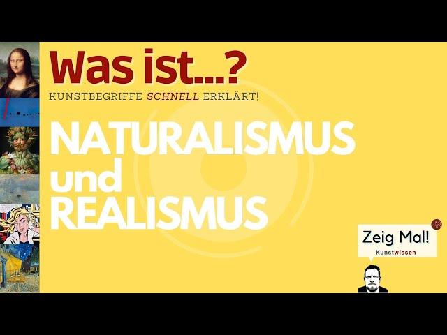 Naturalism and Realism