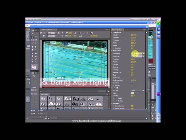 [Hướng dẫn cơ bản Adobe Premiere Pro] Bài 1 - Phần VII, VIII