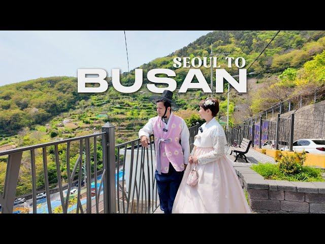 How to travel from Seoul to Busan | Exploring Busan Part 1 | Travel Vlog