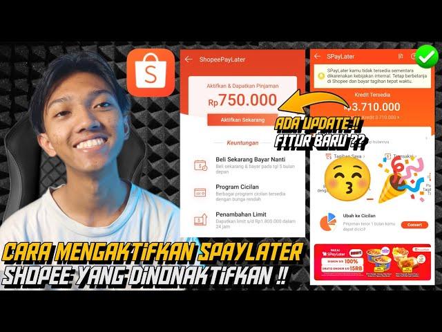 how to reactivate a disabled Shopee PayLater