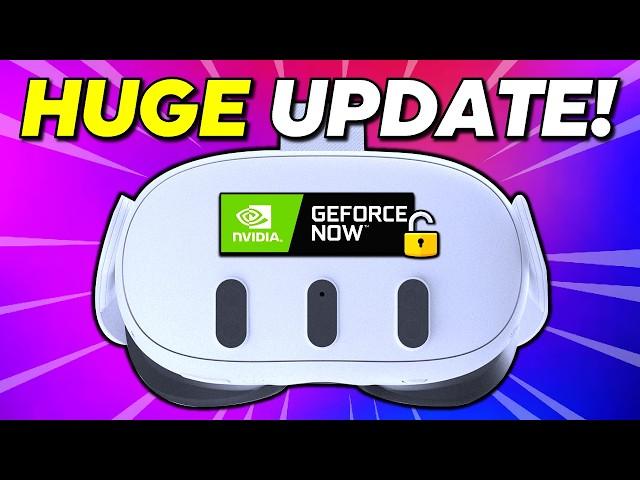 Big Quest 3 Update Brings CRAZY Feature! Nvidia GeForce NOW for VR