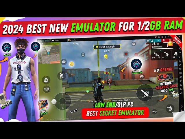 2024's Best Emulators for Free Fire on Low-End PC || Best Android Emulator For 2GB Ram Pc