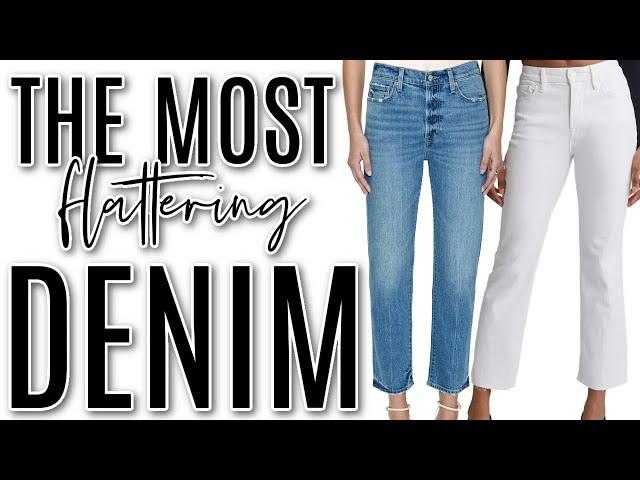 THE BEST DENIM FINDS for SUMMER *The PERFECT WHITE Jeans* | LuxMommy