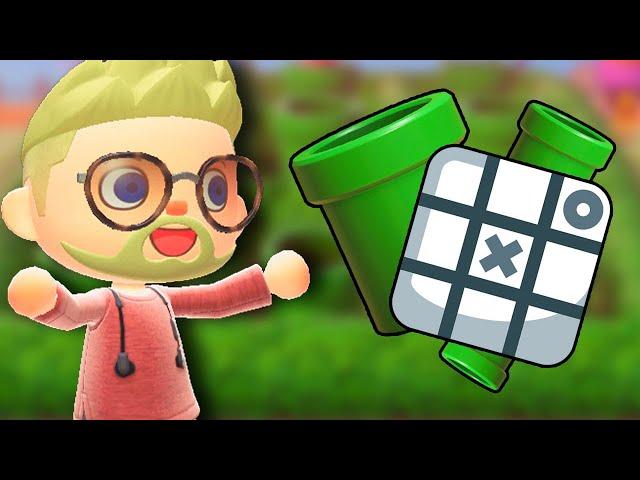 NEW Warp Pipe Minigame in Animal Crossing - Tic Tac Toe