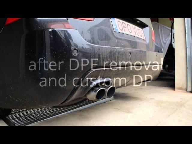 BMW E60 535D 272HP exhaust sound comparison