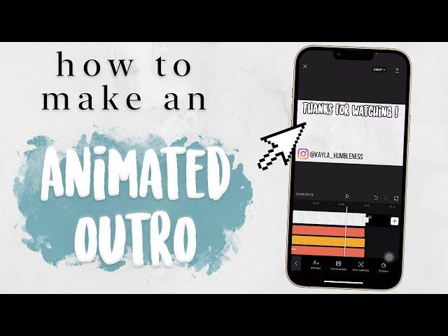 How to make an Animated YouTube Outro on iPhone