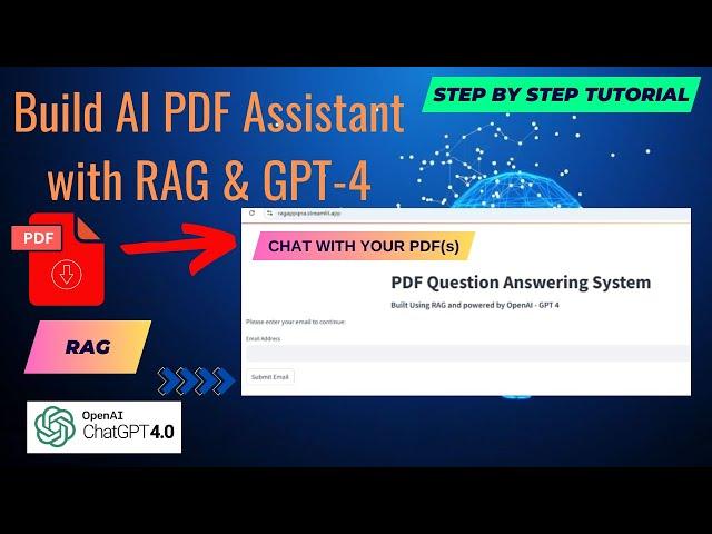 Build AI PDF Assistant with RAG & GPT-4 | Chat with Your PDFs | Step by Step Tutorial