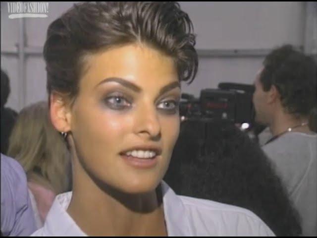 Linda Evangelista 1990 interview | Videofashion Library