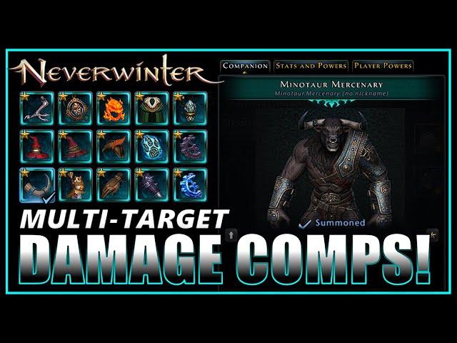 BEST Multi Target DAMAGE Companions! (regis nerf) What to Use for Mobs!? - Neverwinter Mod 28