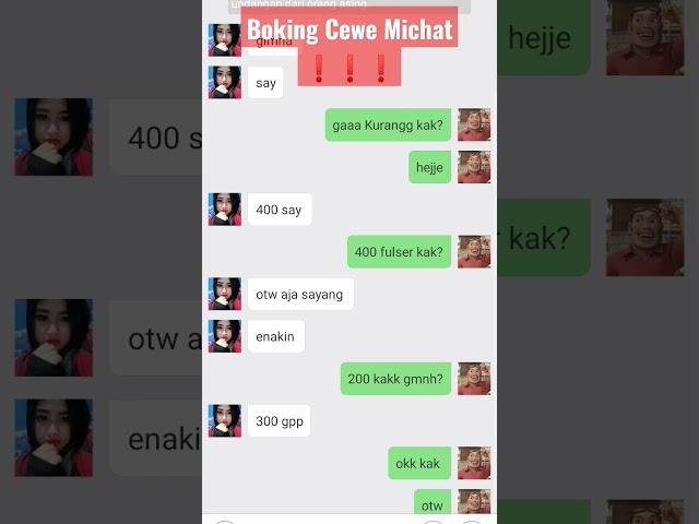 Boking Cewe Michat 