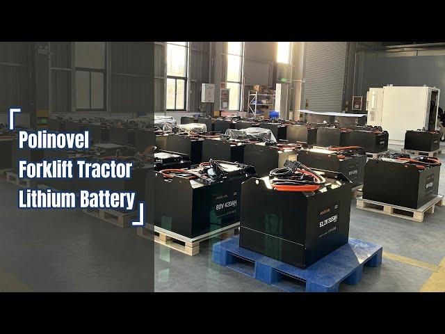 Polinovel 48V 80V Forklift Tractor Lithium Batteries for Toyota TLD etc Industrial Equipments