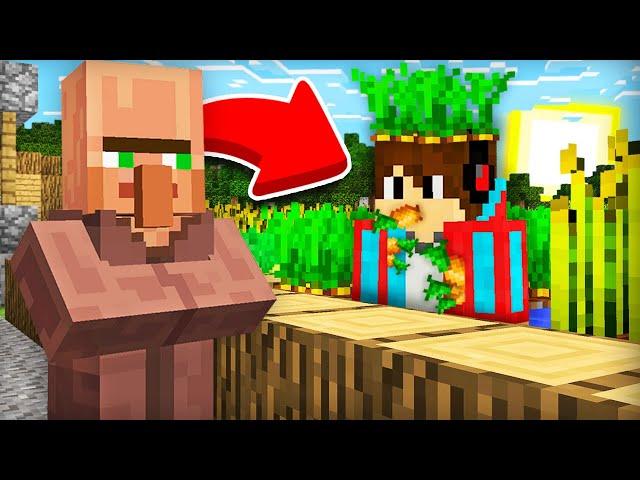 Я СПРЯТАЛСЯ В ОГОРОДАХ И ПРОСЛЕДИЛ ЗА ЖИТЕЛЕМ В МАЙНКРАФТ | Компот Minecraft