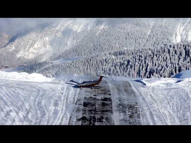 Pilatus PC-12 is the best Aircraft, Courchevel, France