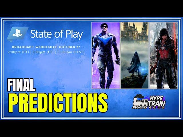 State of Play Final Predictions, Hype And Excitement! (October 2021)