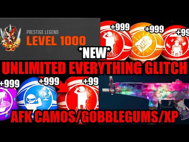 *NEW* UNLIMITED EVERYTHING GLITCH! AFK CAMOS/XP/GOBBLEGUMS/LEVELS! BO6 GLITCHES! BO6 ZOMBIES GLITCH