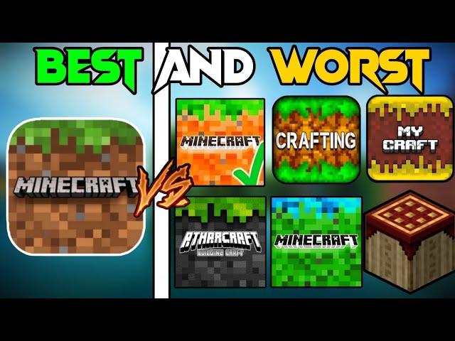 Playing 50 BEST AND WORST Minecraft Clone Games!...