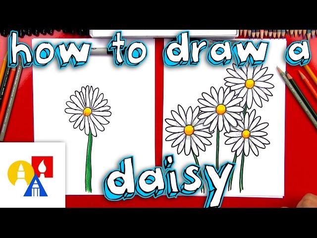 How To Draw A Daisy Flower