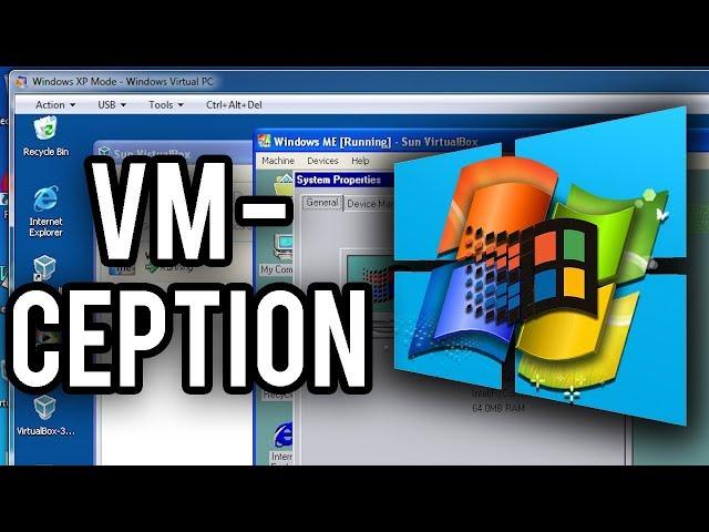 Installing Windows ME on Windows XP on Windows 7 on Windows 10 (Virtual Machine-ception)