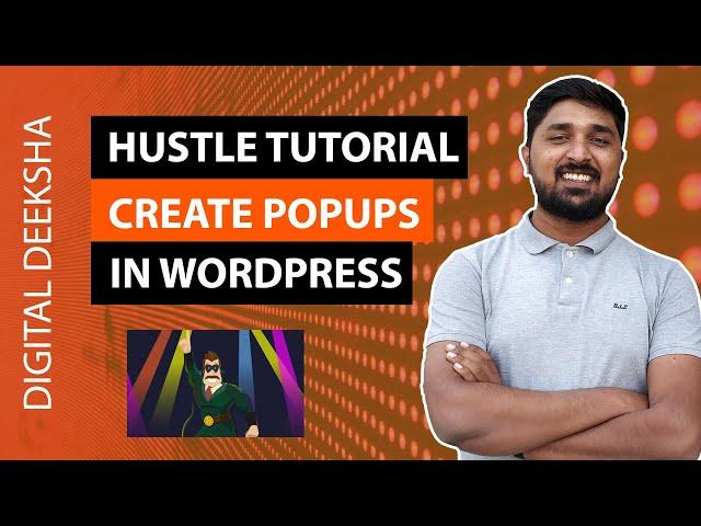 Hustle Popup Plugin Tutorial - Learn How to Create Popups in WordPress | In Hindi