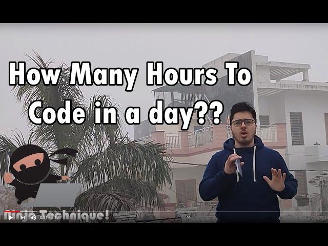 How Long Should You Code in a Day?