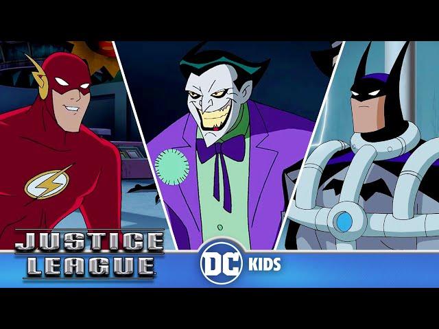 Can The Flash Rescue Batman from The Joker?! | Justice League | @dckids