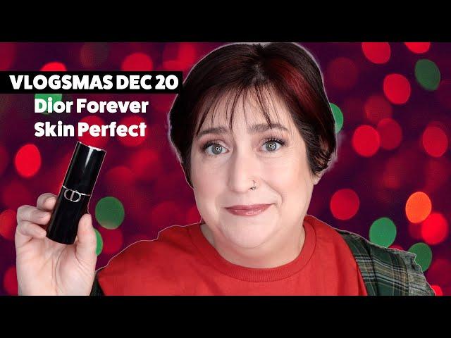 VLOGSMAS DEC 20 | Dior Forever Skin Perfect Stick Foundation - Dry Skin Review & Wear Test