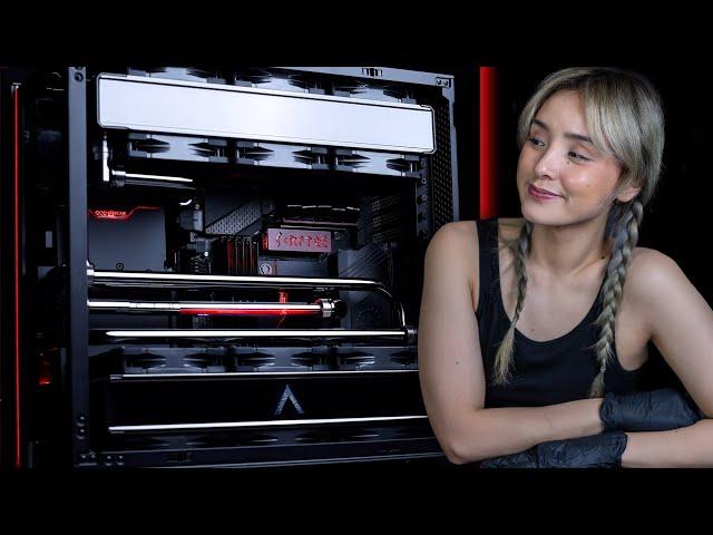 Insane Modded Watercooled PC Build | God of War RTX 4090 Delidded 14900KS