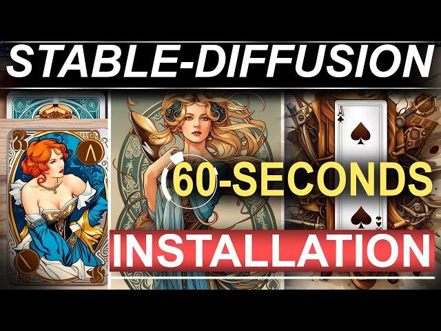 How To Install Stable Diffusion (In 60 SECONDS!!)