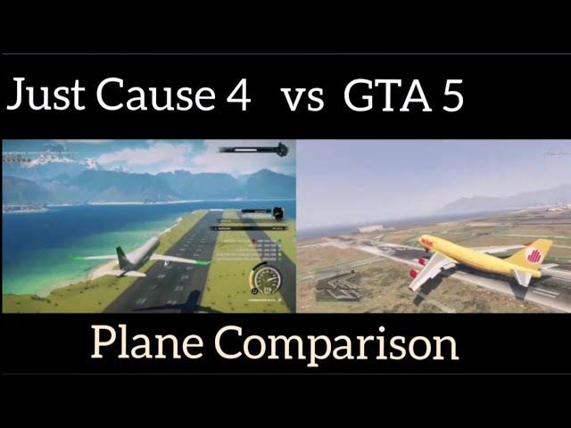 GTA 5 vs JUST CAUSE 4 Plane comparison!