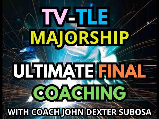 TM part 3 LET REVIEW DRILLS ULTIMATE FINAL COACHING