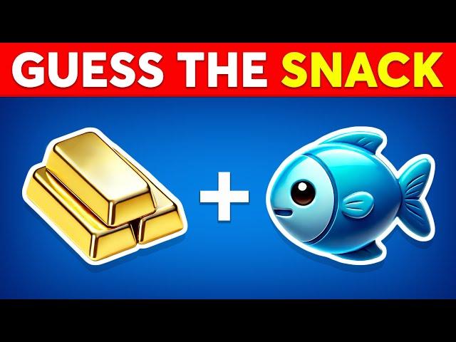 Guess The SNACK and JUNK FOOD By Emoji? Emoji Quiz