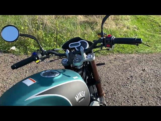 Обзор мотоцикла Минск C4 300 - часть 1