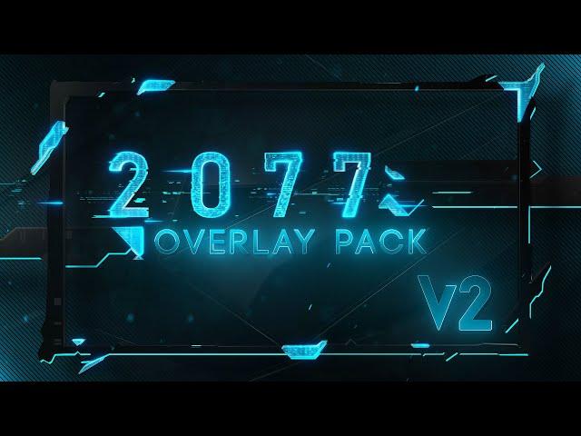 Free CyberPunk 2077 Animated Overlay for Twitch streamers‼️