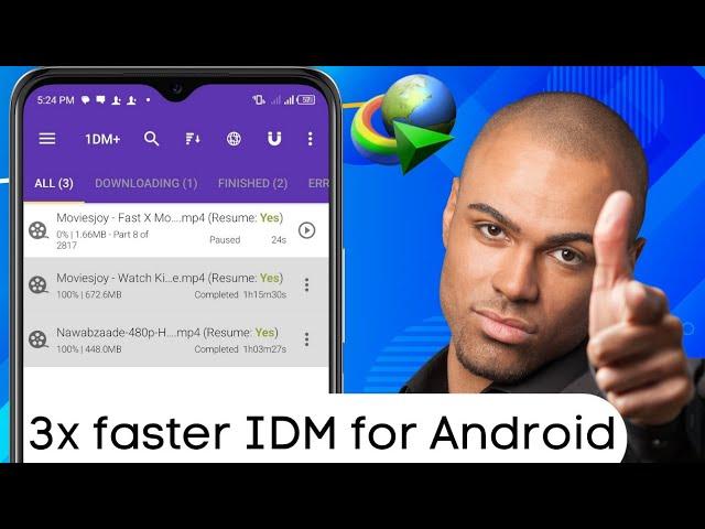 How to download any file in mobile device | IDM for Android