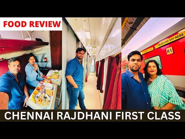 12433 CHENNAI DELHI RAJDHANI EXPRESS FIRST CLASS AC COUPE JOURNEY WITH DELICIOUS FOOD REVIEW 