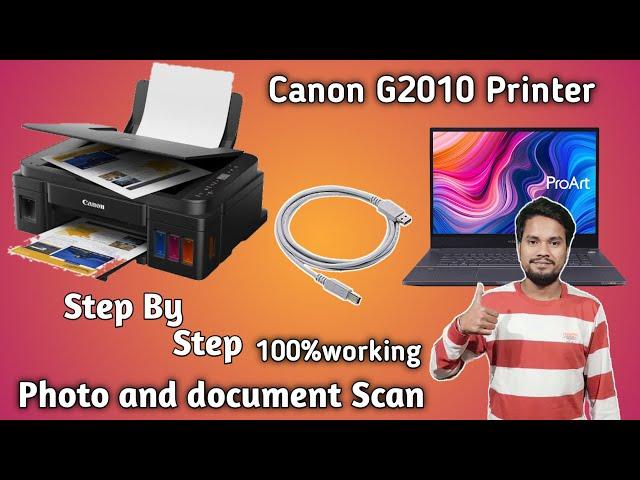 How to Scan Document or Photo from Canon G2010 Printer | Canon G2010 Scan Kaise Kare