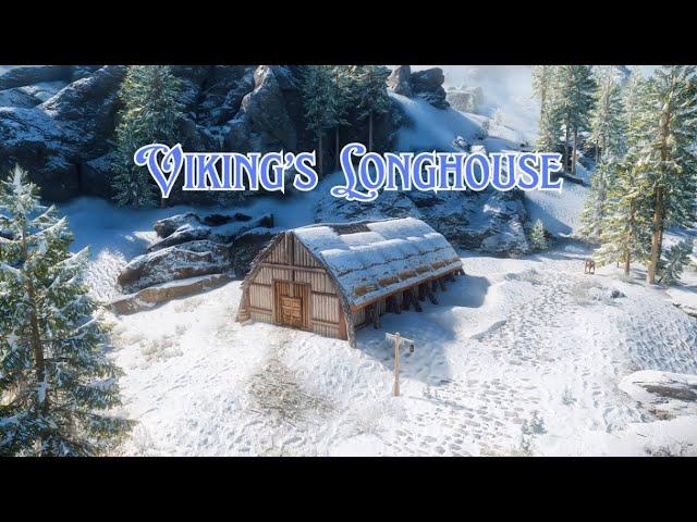 Skyrim Home Mod: Viking's Longhouse, for Xbox and PC (AE/SE/LE)