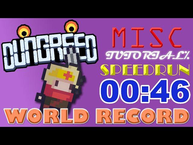 Dungreed (PC) - WORLD RECORD - Miscellaneous Tutorial% Speedrun in 00:46