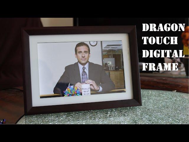 10 Inch HD Dragon Touch Wi-Fi Digital Picture Frame With Full Touch Screen Review!